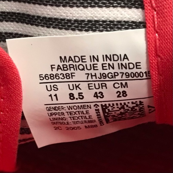 Wmns Converse CTAS Dainty Ox Pink Low Top Sneakers - Picture 12 of 12